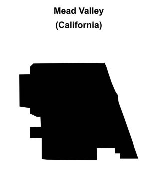 Mead Valley (California) boş ana hat haritası