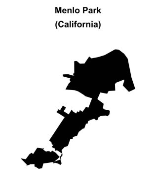 Menlo Park (California) boş ana hat haritası