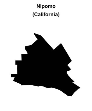 Nipomo (California) boş ana hat haritası