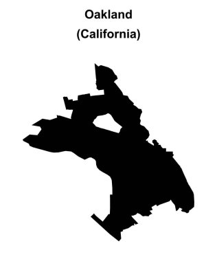 Oakland (California) boş ana hat haritası