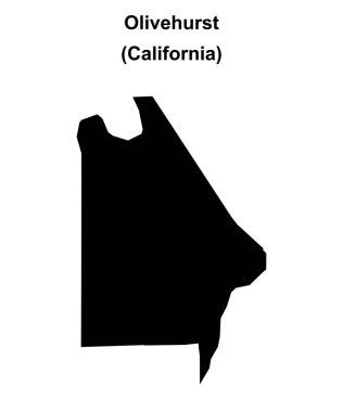 Olivehurst (California) boş ana hat haritası