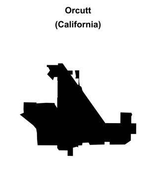 Orcutt (California) boş ana hat haritası