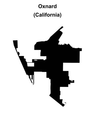 Oxnard (California) boş ana hat haritası