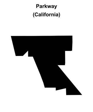 Parkway (California) boş ana hat haritası