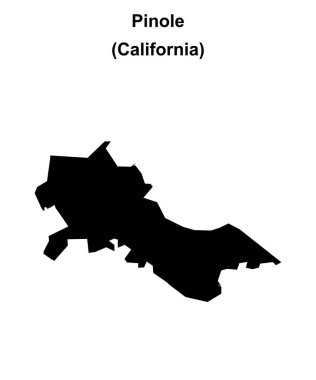 Pinole (California) boş ana hat haritası