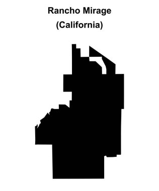 Rancho Mirage (California) boş ana hat haritası