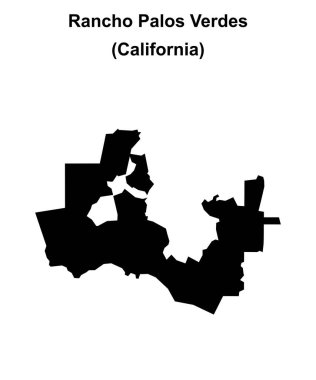 Rancho Palos Verdes (California) boş ana hat haritası