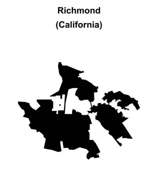 Richmond (California) boş ana hat haritası