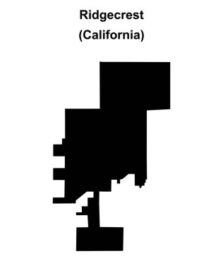 Ridgecrest (California) boş ana hat haritası