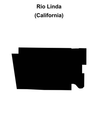 Rio Linda (California) boş ana hat haritası