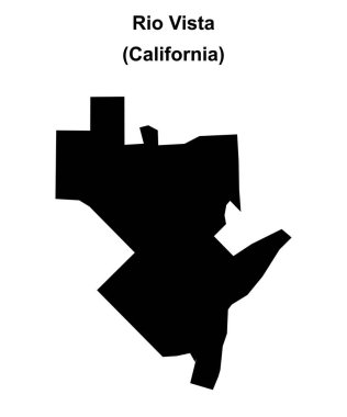 Rio Vista (California) boş ana hat haritası