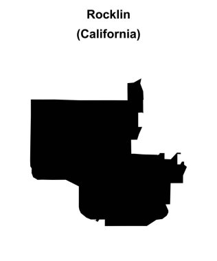 Rocklin (California) boş ana hat haritası