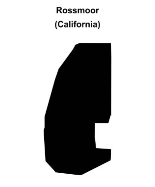 Rossmoor (California) boş ana hat haritası