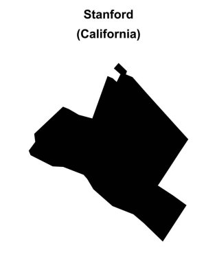 Stanford (California) boş ana hat haritası