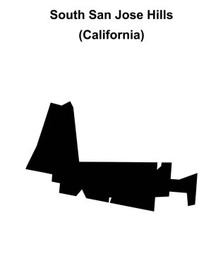 Güney San Jose Hills (California) boş ana hat haritası