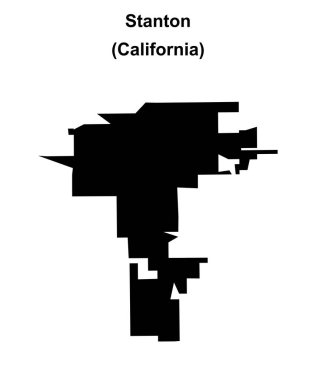 Stanton (California) boş ana hat haritası