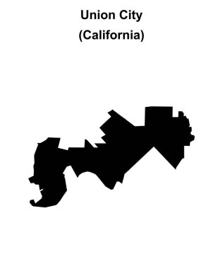 Union City (California) boş ana hat haritası