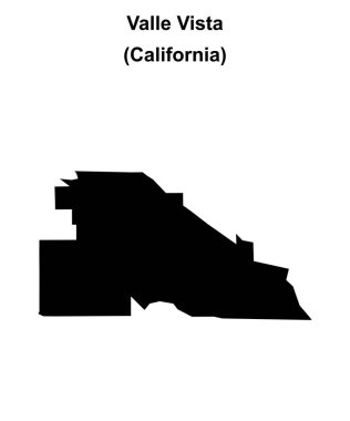 Valle Vista (California) boş ana hat haritası