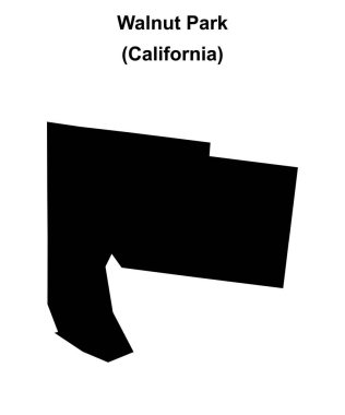 Walnut Park (California) boş ana hat haritası