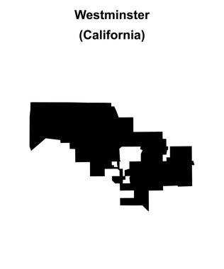 Westminster (California) boş ana hat haritası