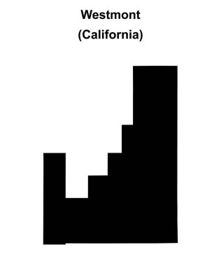 Westmont (California) boş ana hat haritası