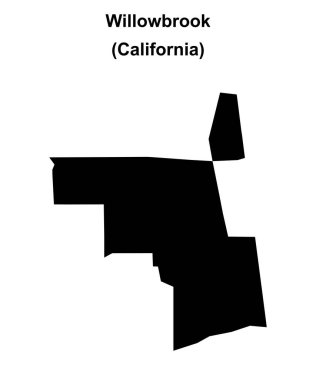 Willowbrook (California) boş ana hat haritası