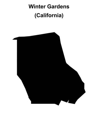 Kış Bahçeleri (California) boş ana hat haritası