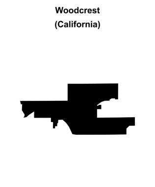 Woodcrest (California) boş ana hat haritası