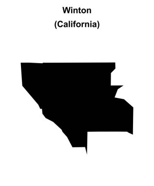 Winton (California) boş ana hat haritası