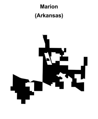 Marion (Arkansas) boş ana hat haritası