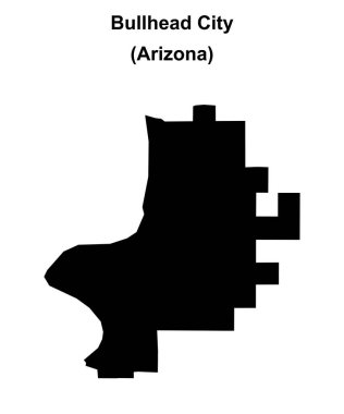 Bullhead City (Arizona) boş ana hat haritası