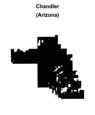Chandler (Arizona) boş ana hat haritası