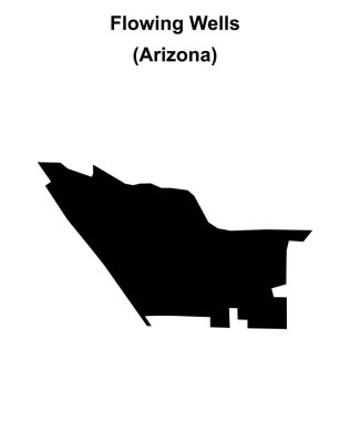 Akan Wells (Arizona) boş ana hat haritası