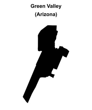 Yeşil Vadi (Arizona) boş ana hat haritası