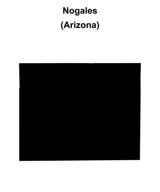 Nogales (Arizona) boş ana hat haritası