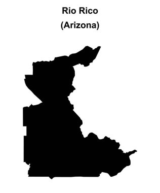 Rio Rico (Arizona) boş ana hat haritası