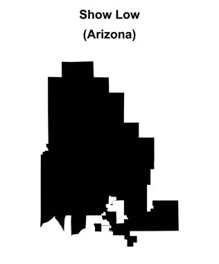 Düşük (Arizona) boş dış hat haritasını göster