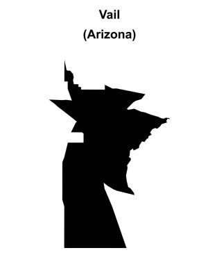 Vail (Arizona) boş ana hat haritası