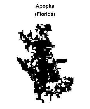 Apopka (Florida) boş ana hat haritası