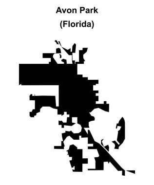 Avon Park (Florida) boş ana hat haritası