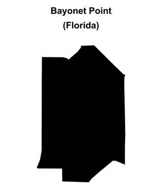Süngü Noktası (Florida) boş ana hat haritası