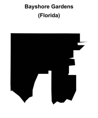 Bayshore Gardens (Florida) boş ana hat haritası
