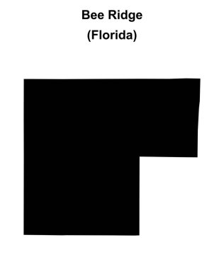 Bee Ridge (Florida) boş ana hat haritası