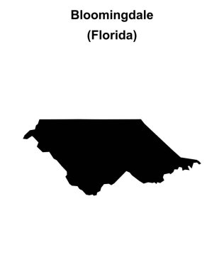 Bloomingdale (Florida) boş ana hat haritası