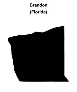 Brandon (Florida) boş ana hat haritası