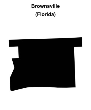 Brownsville (Florida) boş ana hat haritası