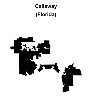 Callaway (Florida) boş ana hat haritası
