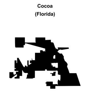 Kakao (Florida) boş ana hat haritası