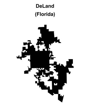 Deland (Florida) boş ana hat haritası