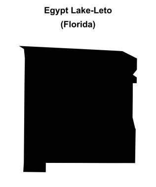 Mısır Gölü-Leto (Florida) boş ana hat haritası